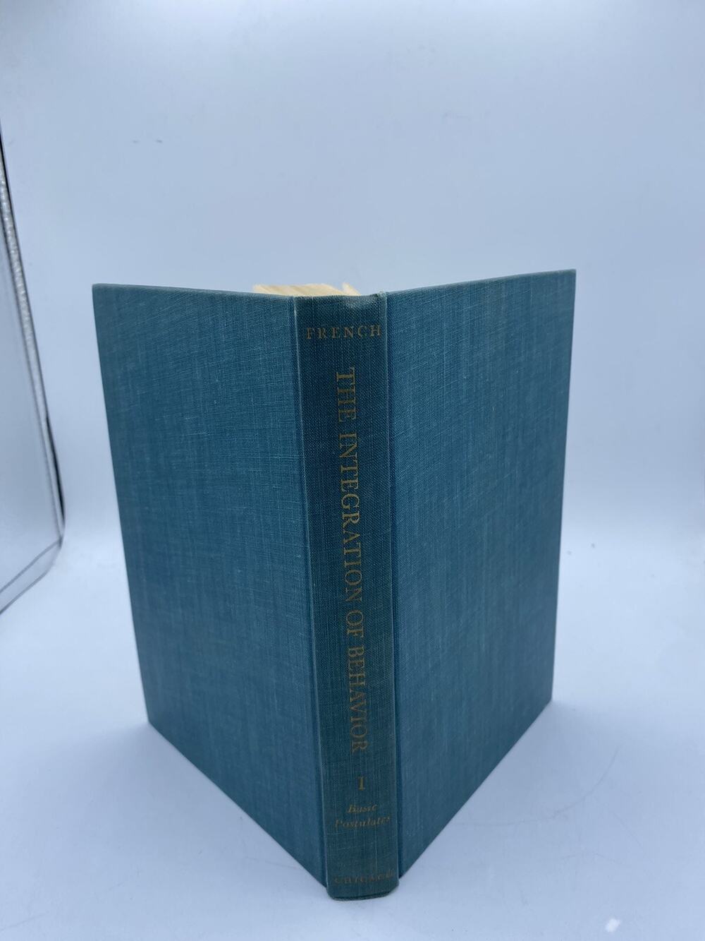 The Integration of Behavior- Vol 1- Thomas M French-1952 Hardcover -